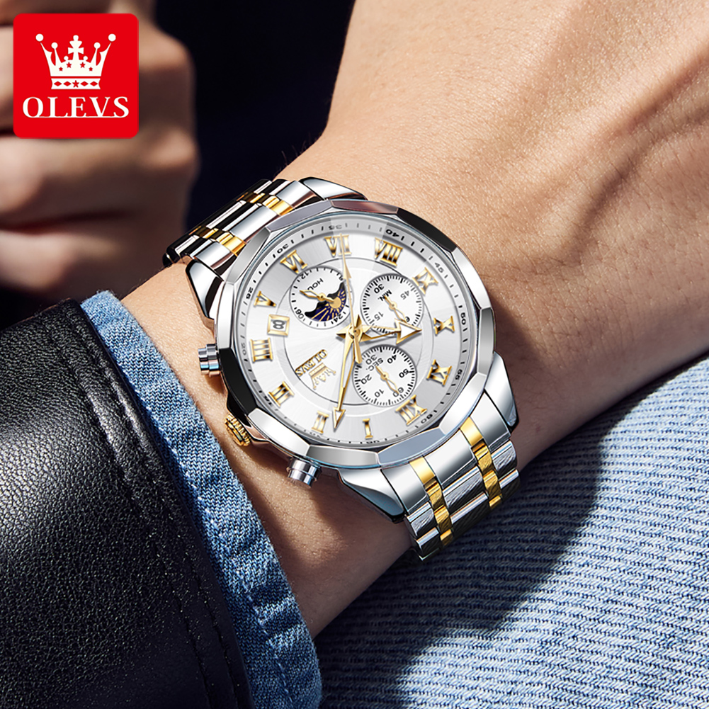 OLEVS 3675 Men Watch Top Origi - Luxury Watch Hd recension och pris