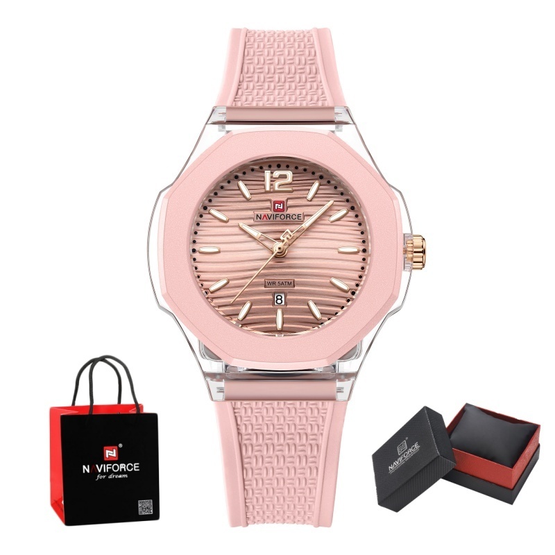 NAVIFORCE Woman's Watch Quartz - Luxury Watch Organizer recension och pris