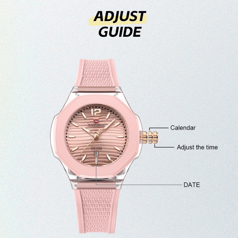 NAVIFORCE Woman's Watch Quartz - Luxury Watch Organizer recension och pris