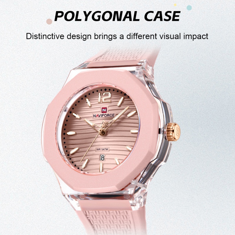 NAVIFORCE Woman's Watch Quartz - Luxury Watch Organizer recension och pris