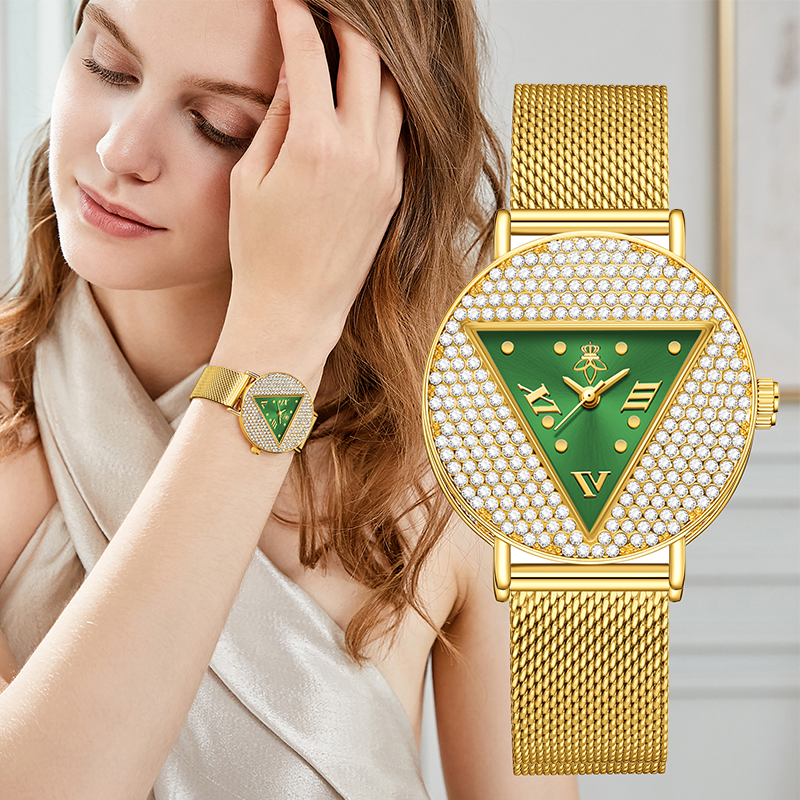 YaLaLuSi Fashion Women's Water - Watch Triangle Luxury recension och pris