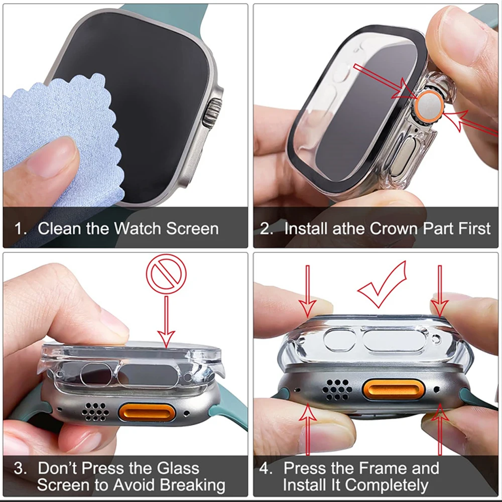 Glass+case For Apple Watch Ult - Luxury Watch Organizer recension och pris