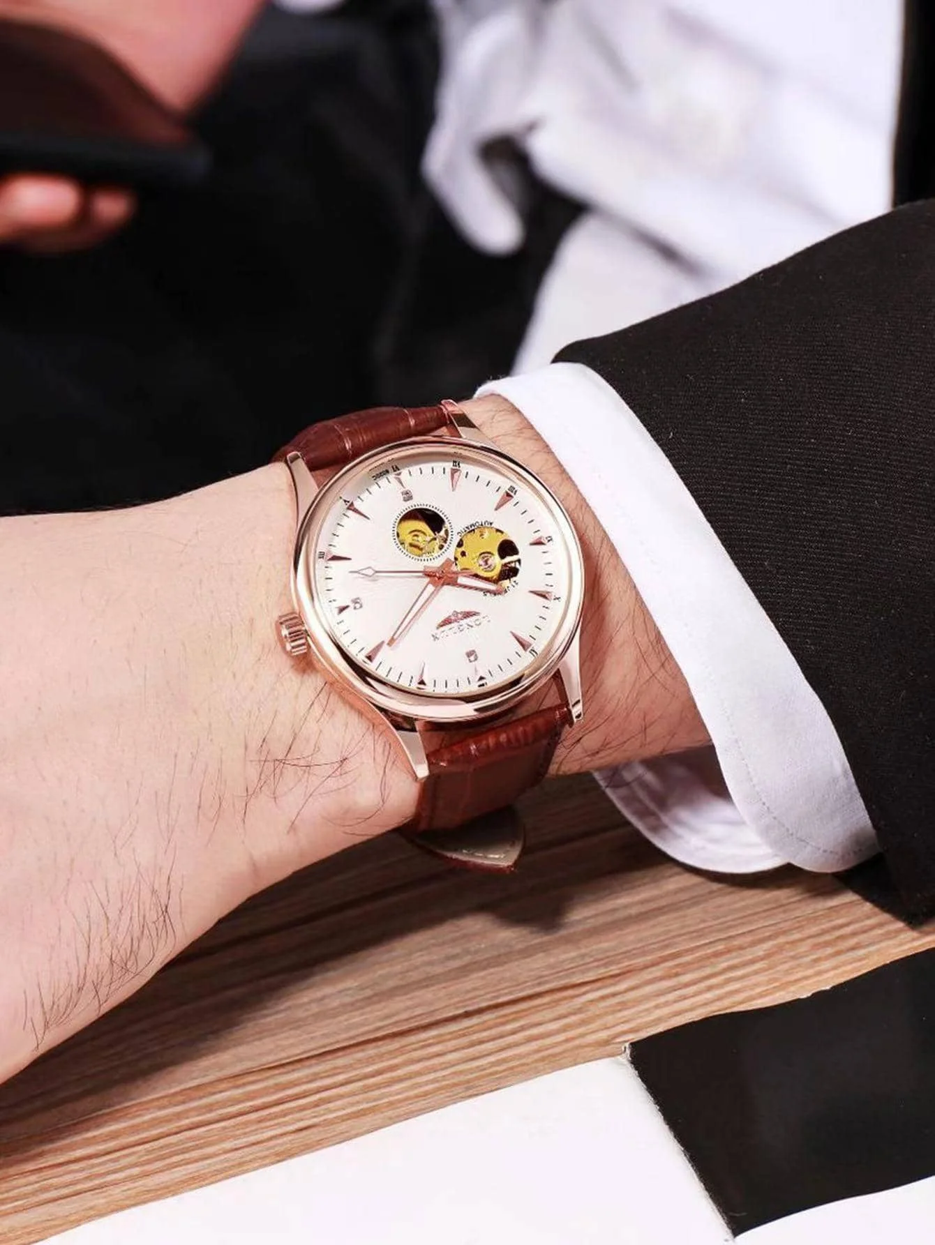 LONGLUX automatic watch elegan - Luxury Watch Cartier recension och pris