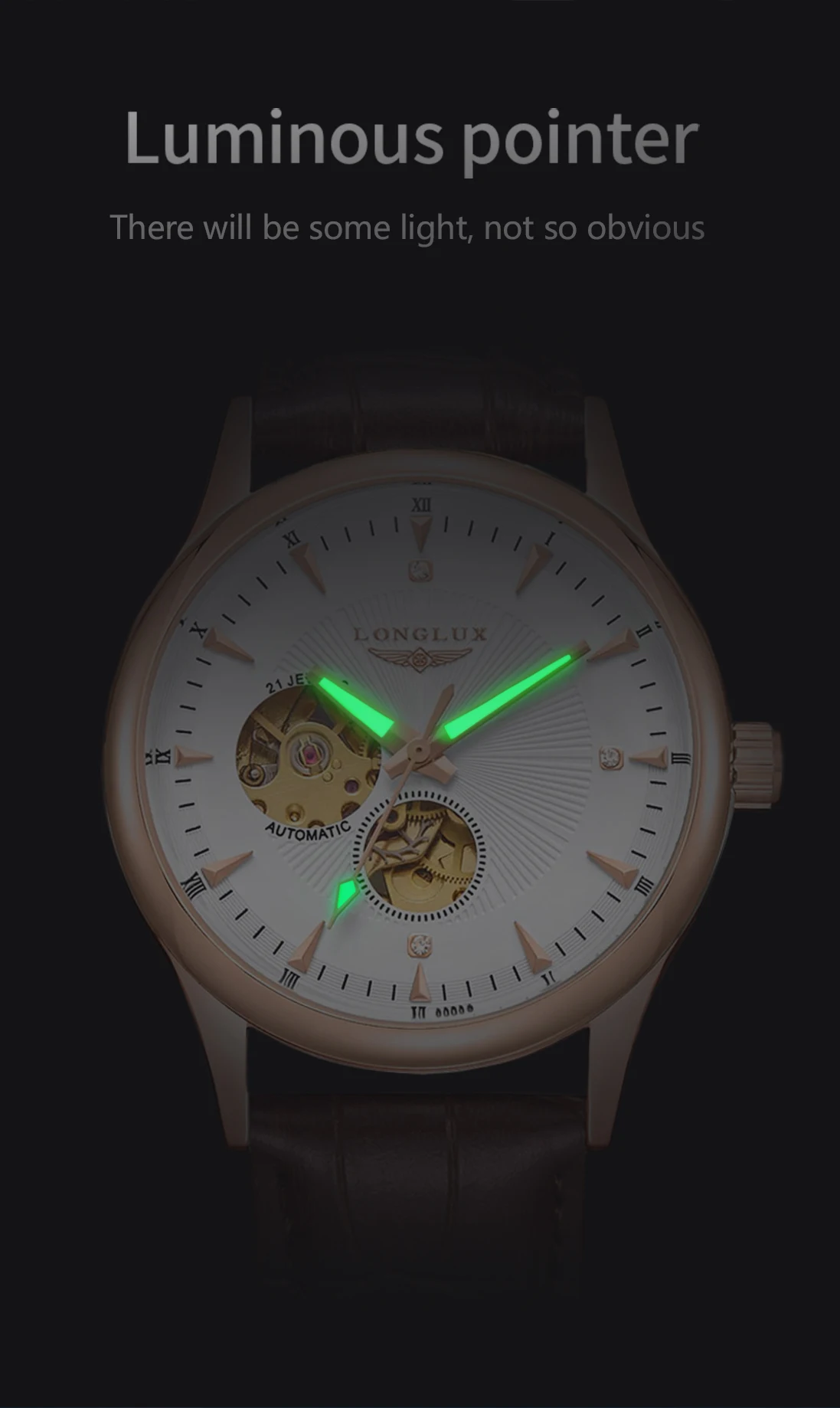 LONGLUX automatic watch elegan - Luxury Watch Cartier recension och pris